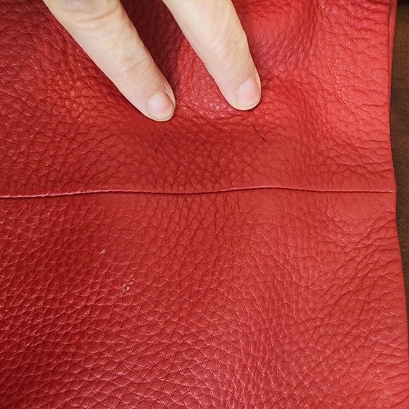 !Coach Pink Ruby Pebbled Leather Shoulder Bag Hobo Handbag Purse - Picture 9 of 17